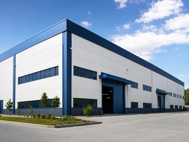 Edificação industrial atendida pela M7 Pinturas