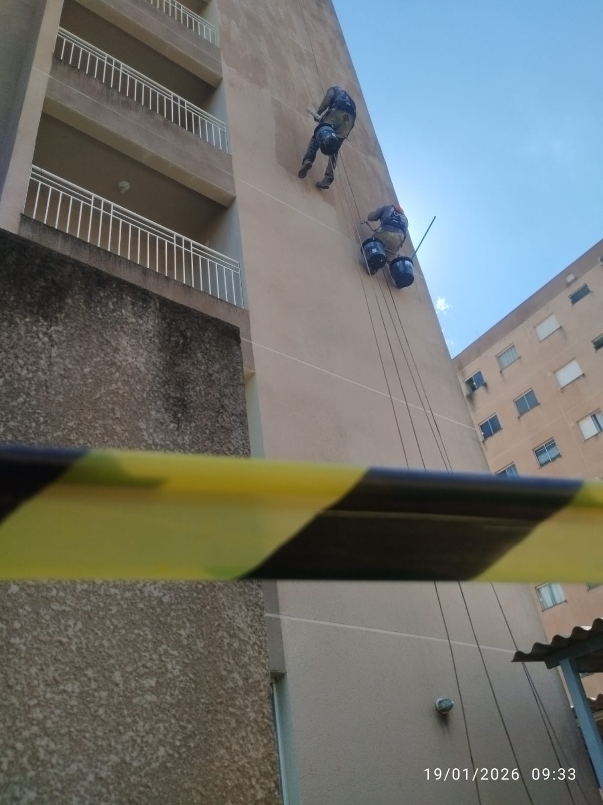 Trabalho em altura com cadeirinha
